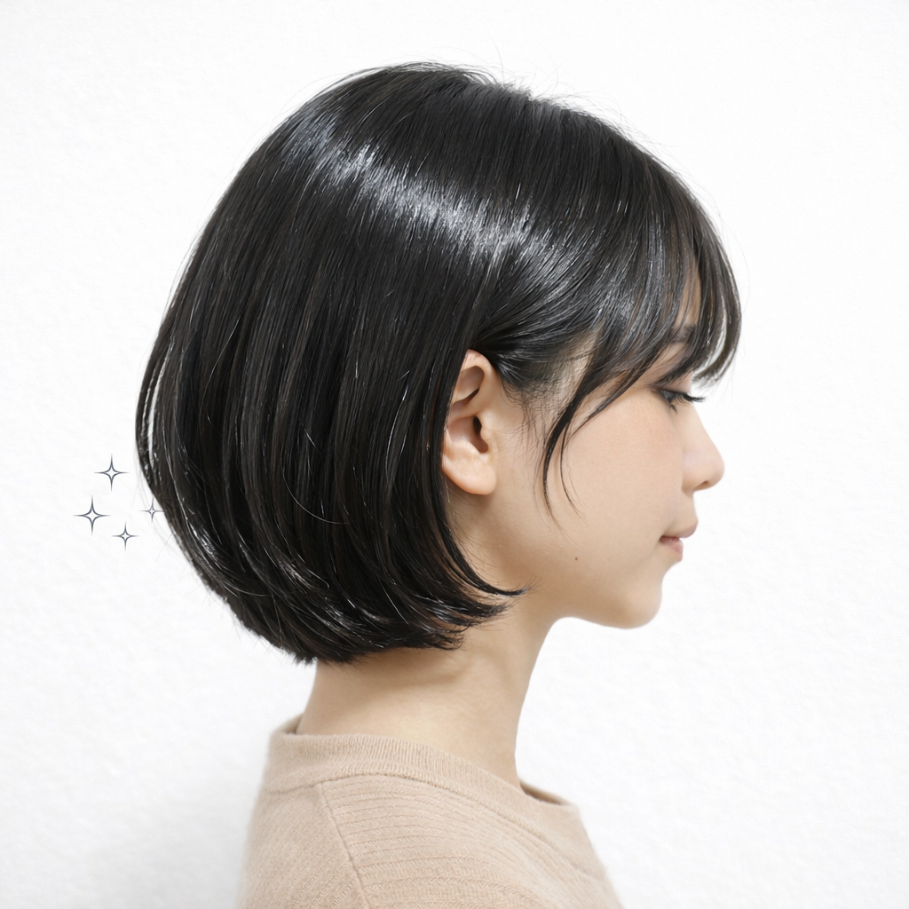 秋冬は艶で差をつける！暗髪×グロッシーヘアのすすめ