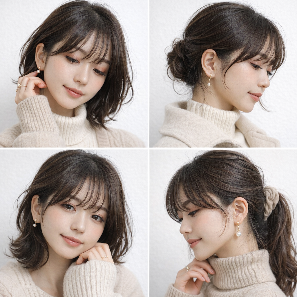 こなれ見え！韓国風ヘア×冬メイクの合わせ技