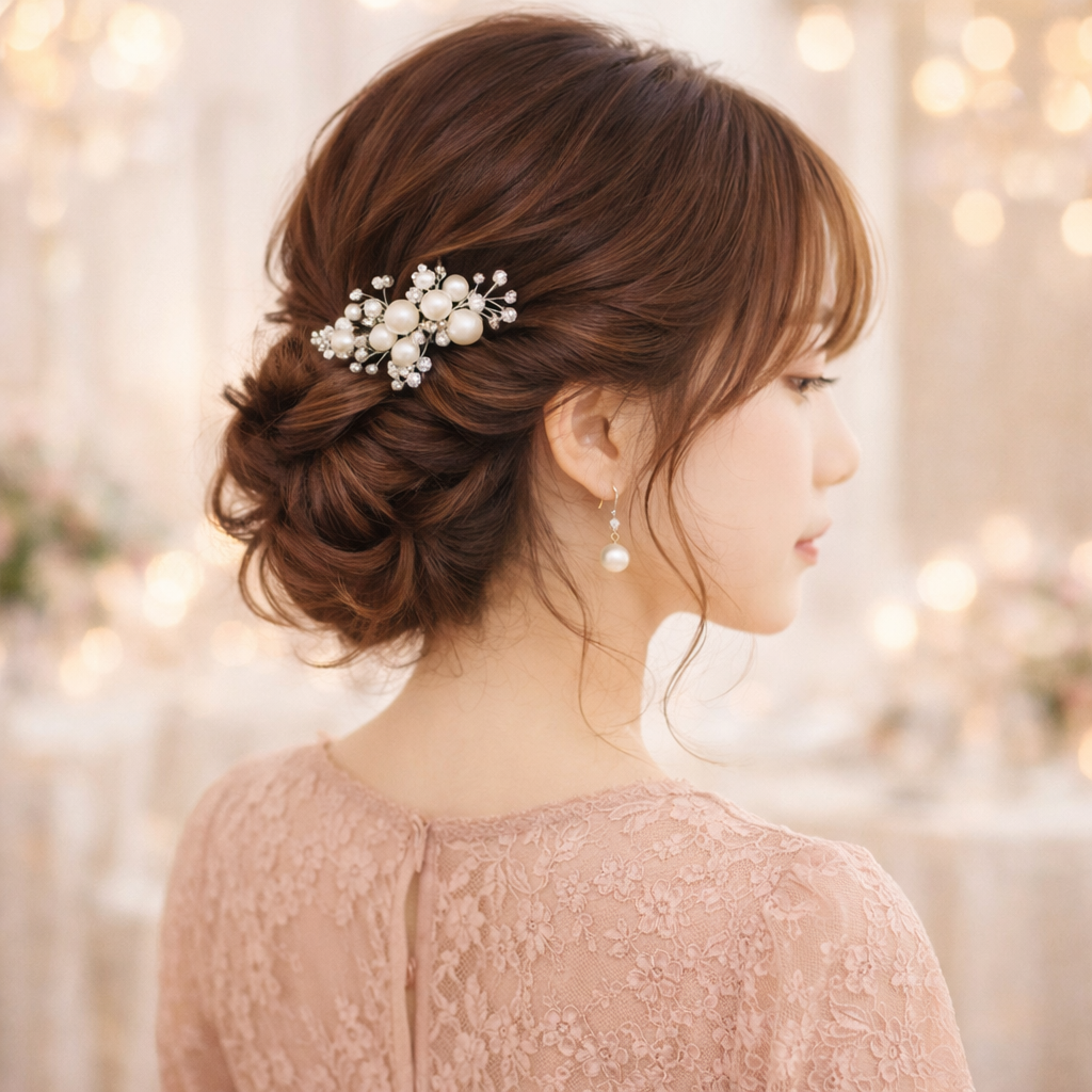 イベントやお呼ばれに使える華やかヘアセット