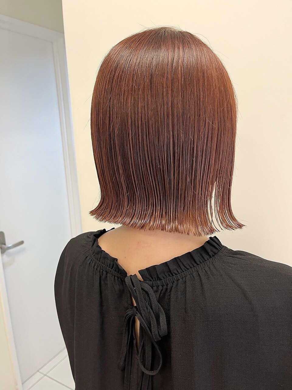 ぱっつん外はねボブ♪