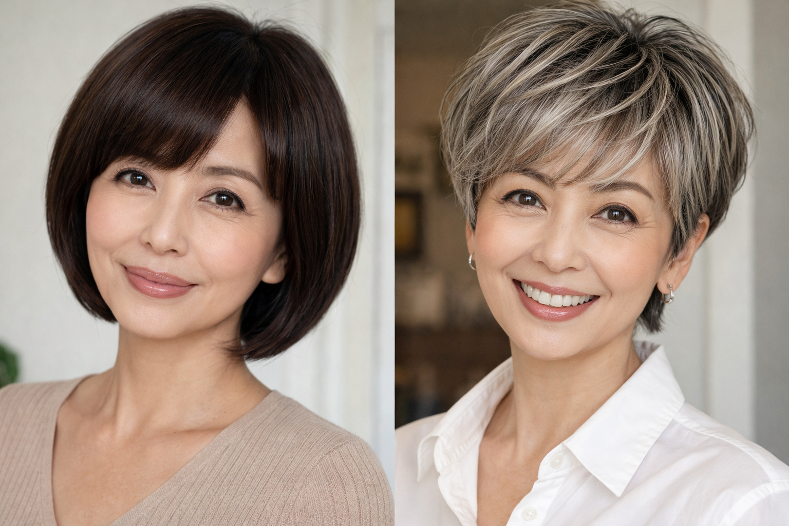 白髪染めと白髪ぼかしの違い｜美容師が選び方を徹底解説