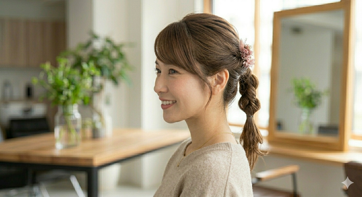 くるりんぱだけでできる時短ヘアアレンジ集｜不器用でも簡単