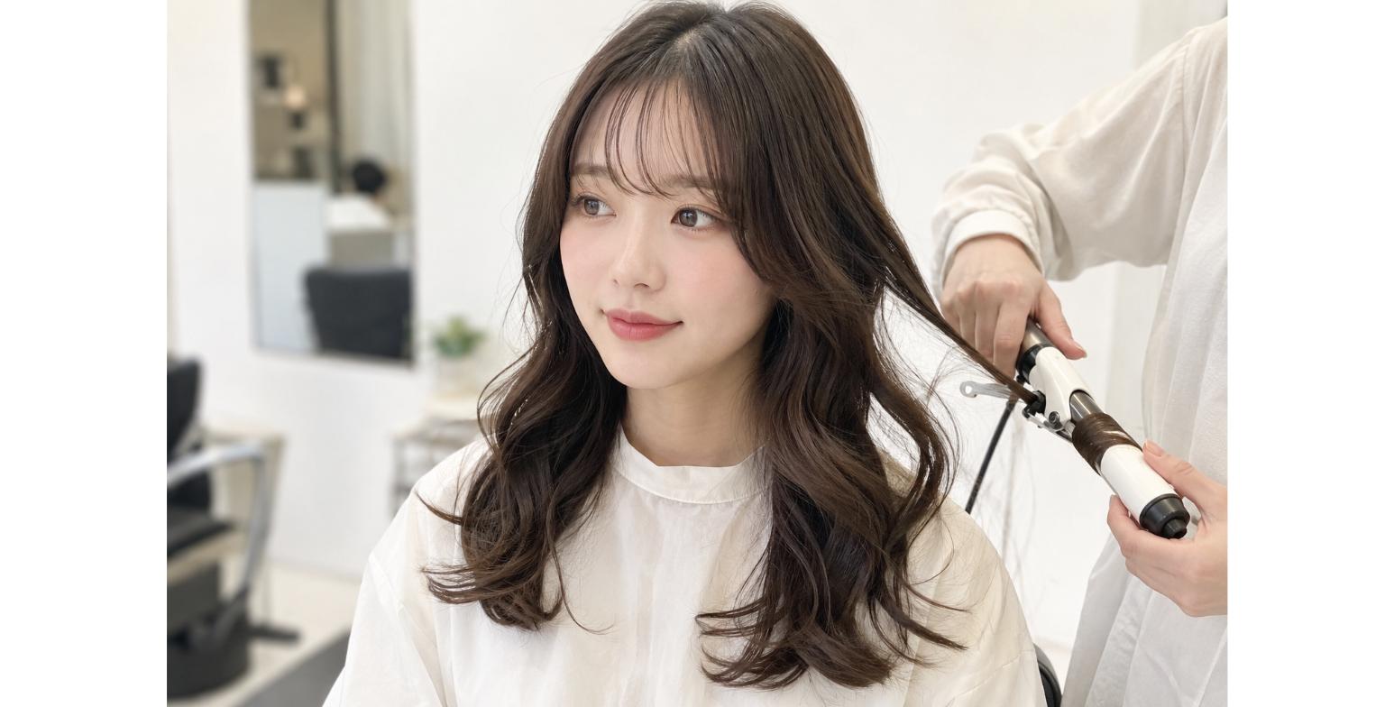 韓国風ヘアスタイルの作り方｜トレンドの巻き髪とカット